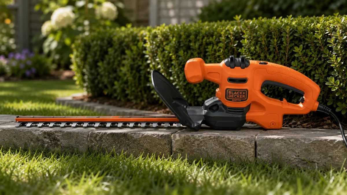 BLACK+DECKER Electric Hedge Trimmer, 17-Inch (BEHT150)
