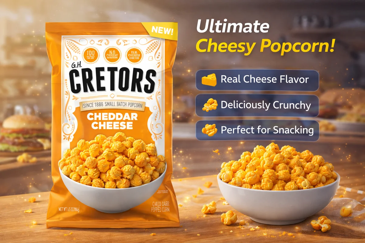 G.H. CRETORS Popcorn Just the Cheese 184g