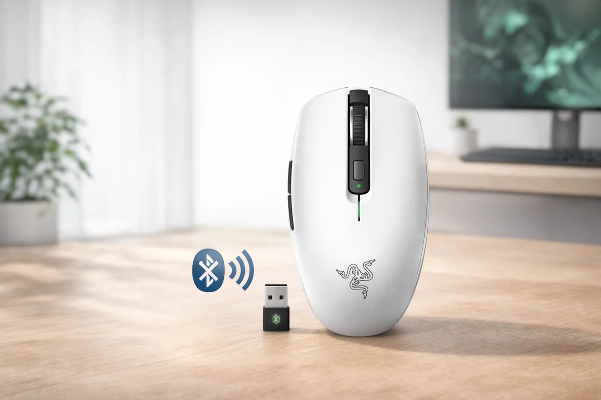 Razer Orochi V2 Mobile Wireless Gaming Mouse: Ultra Lightweight - 2 Wireless Modes - Up to 950hrs Battery Life - Mechanical Mouse Switches -