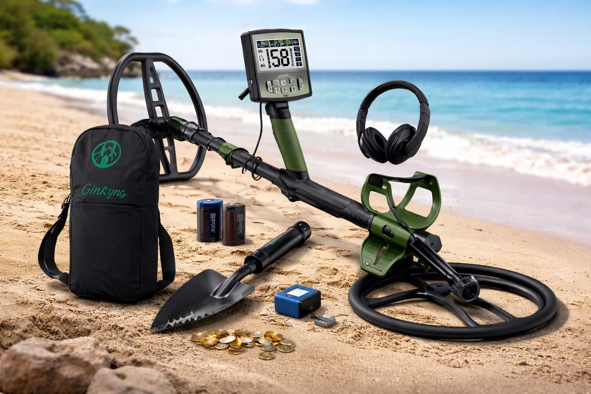 Professional Metal Detector for Adults,12" IP68 Waterproof Search Coil with LCD Backlight,5 Modes Gold Detector,Advanced DSP Chip&High Accur