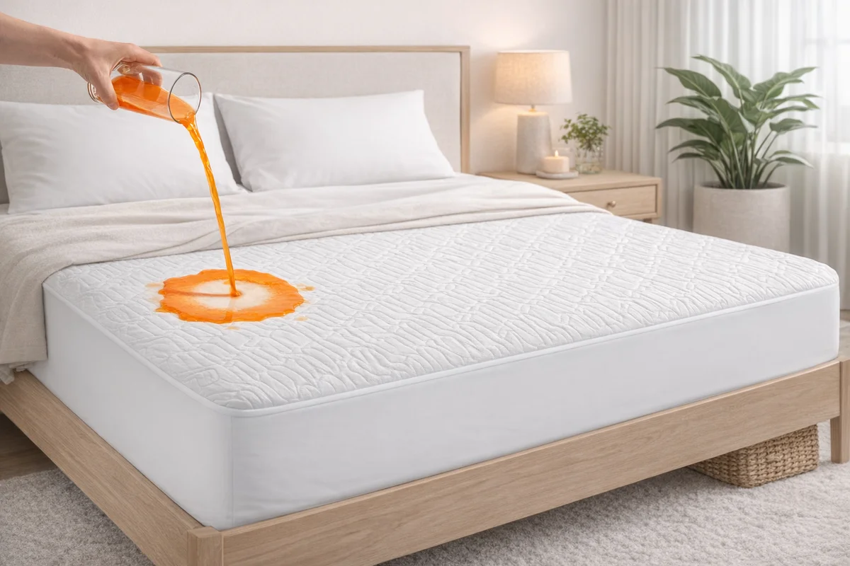 Waterproof Mattress Protector Queen Size, Soft Breathable Mattress Pad with Deep Pocket 8"-21", Noiseless 3D Air Fabric Cooling Mattress Cov